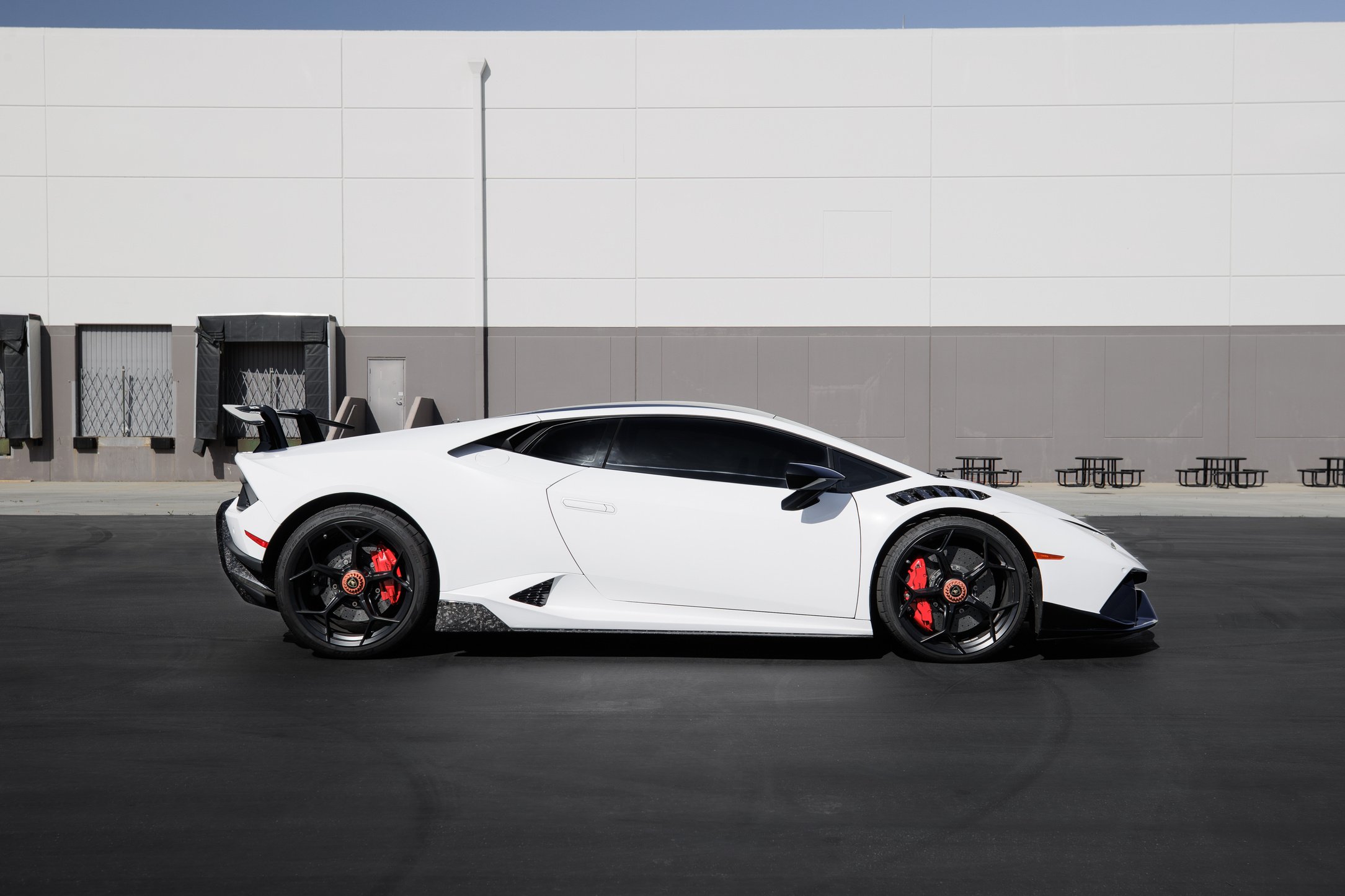 White Car Parked on the Street